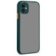 iPhone 12 Kılıf Montreal Silikon Kapak - Yeşil iPhone 12 Kılıf Montreal Silikon Kapak - Yeşil