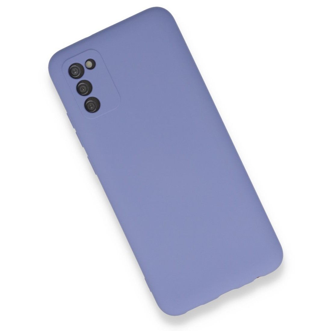  Samsung Galaxy A03S Kılıf Nano içi Kadife Silikon - Lila