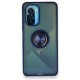 Xiaomi Redmi K40 Kılıf Montreal Yüzüklü Silikon Kapak - Lacivert Xiaomi Redmi K40 Kılıf Montreal Yüzüklü Silikon Kapak - Lacivert