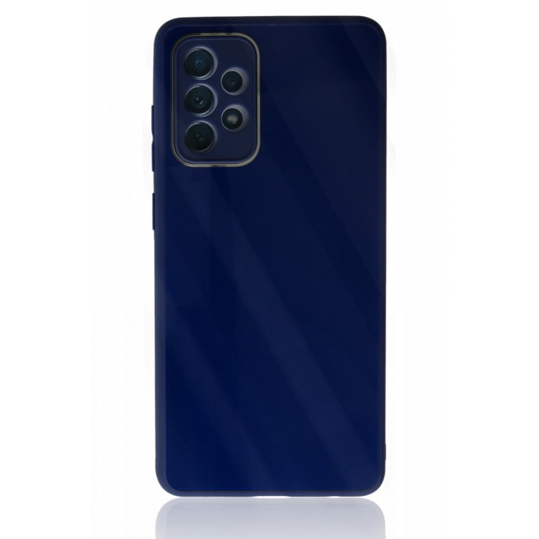  Samsung Galaxy A53 5G Kılıf Glass Kapak - Lacivert