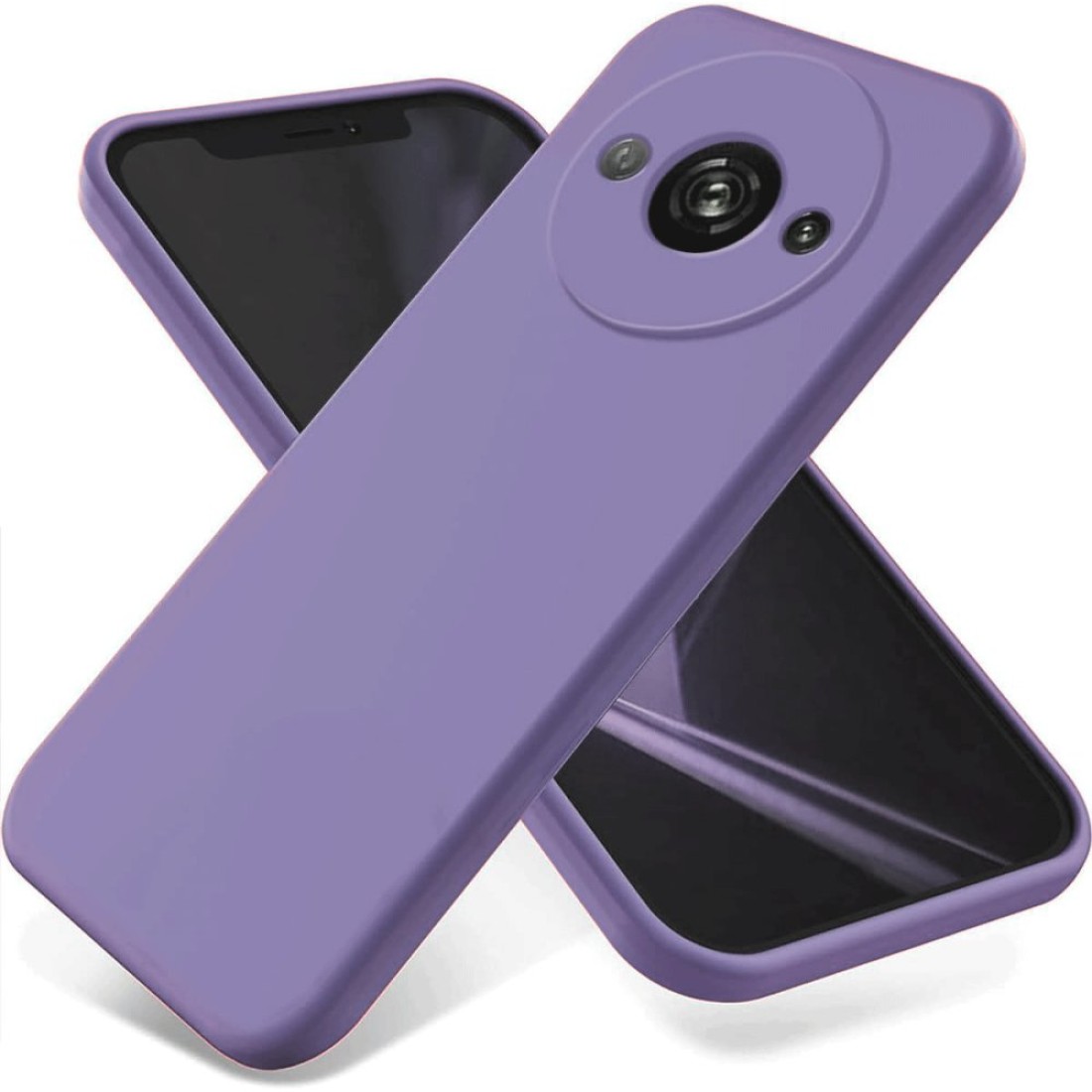  Xiaomi Redmi A3 4G Kılıf First Silikon - Lila