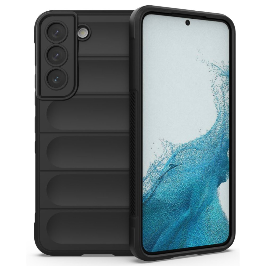  Samsung Galaxy S22 Kılıf Optimum Silikon - Siyah