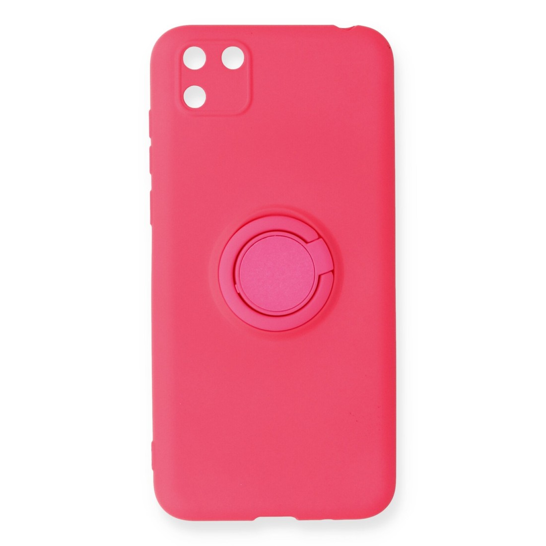  Huawei Y5P Kılıf Viktor Yüzüklü Silikon - Pembe