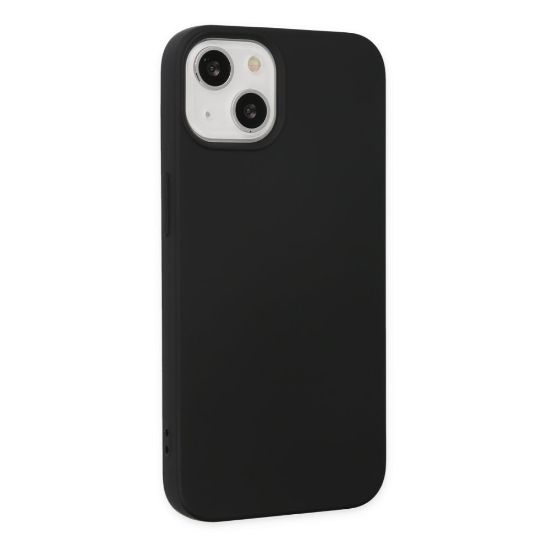  iPhone 14 Plus Kılıf Nano içi Kadife Silikon - Siyah