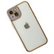 iPhone 14 Plus Kılıf Liva Lens Silikon - Lila iPhone 14 Plus Kılıf Liva Lens Silikon - Lila