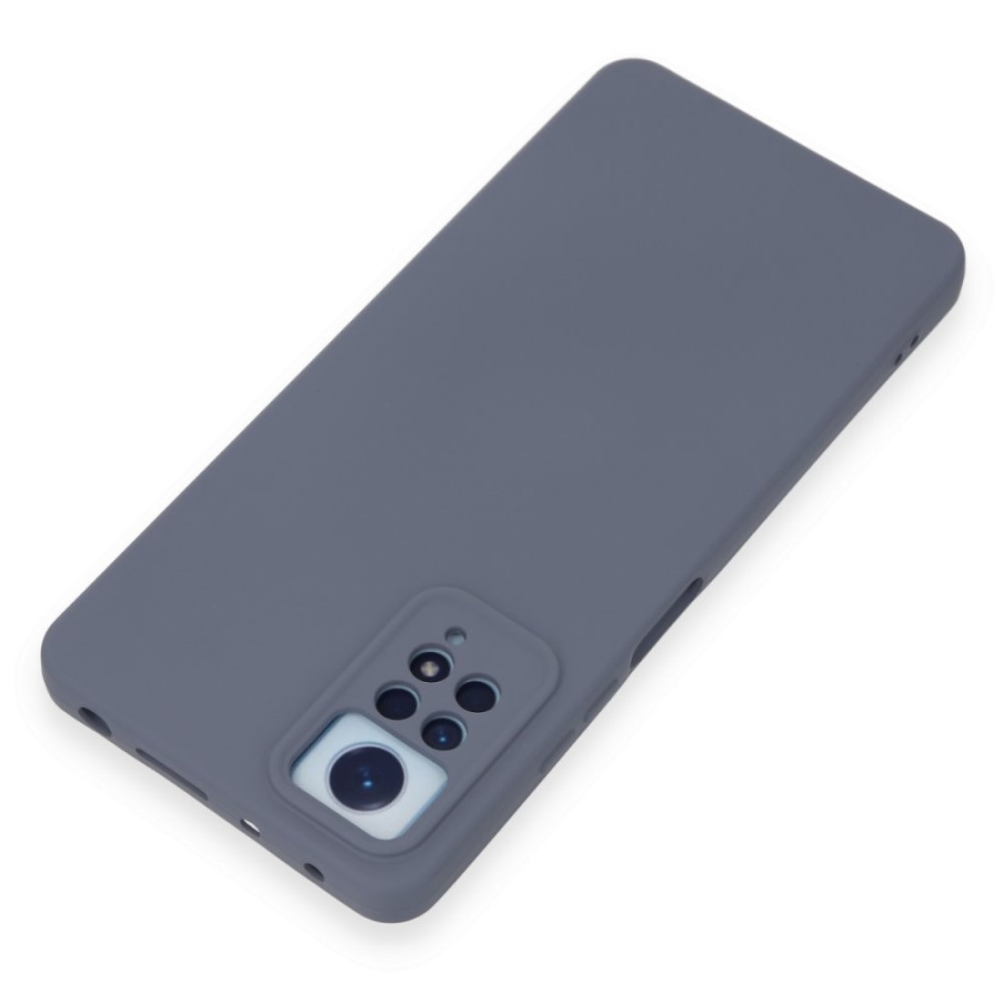 Xiaomi Redmi Note 12 Pro 4G Kılıf Nano içi Kadife Silikon - Gri Xiaomi Redmi Note 12 Pro 4G Kılıf Nano içi Kadife Silikon - Gri