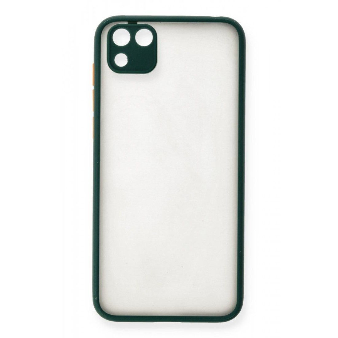  Huawei Y5P Kılıf Montreal Silikon Kapak - Yeşil