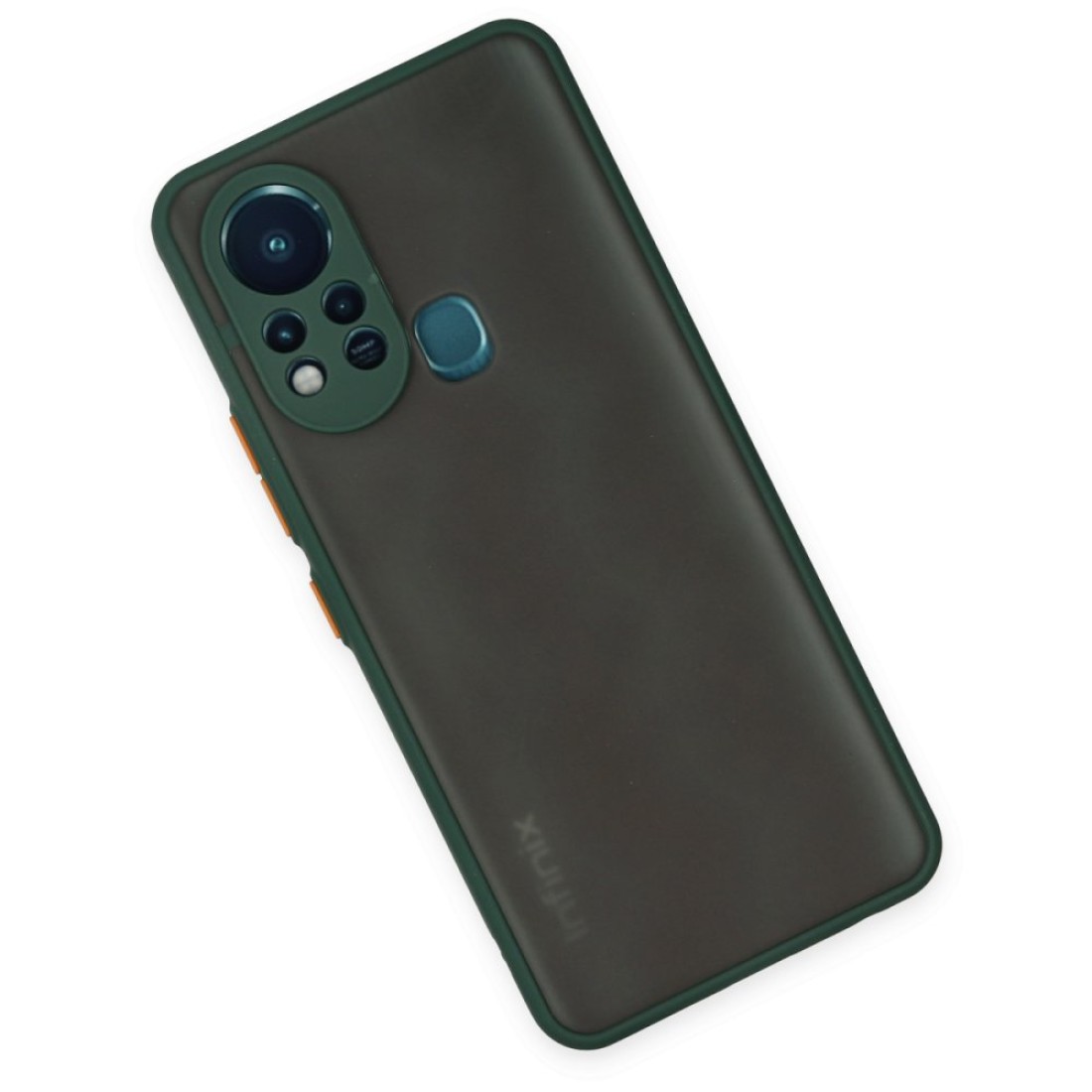  İnfinix Hot 11s Kılıf Montreal Silikon Kapak - Yeşil