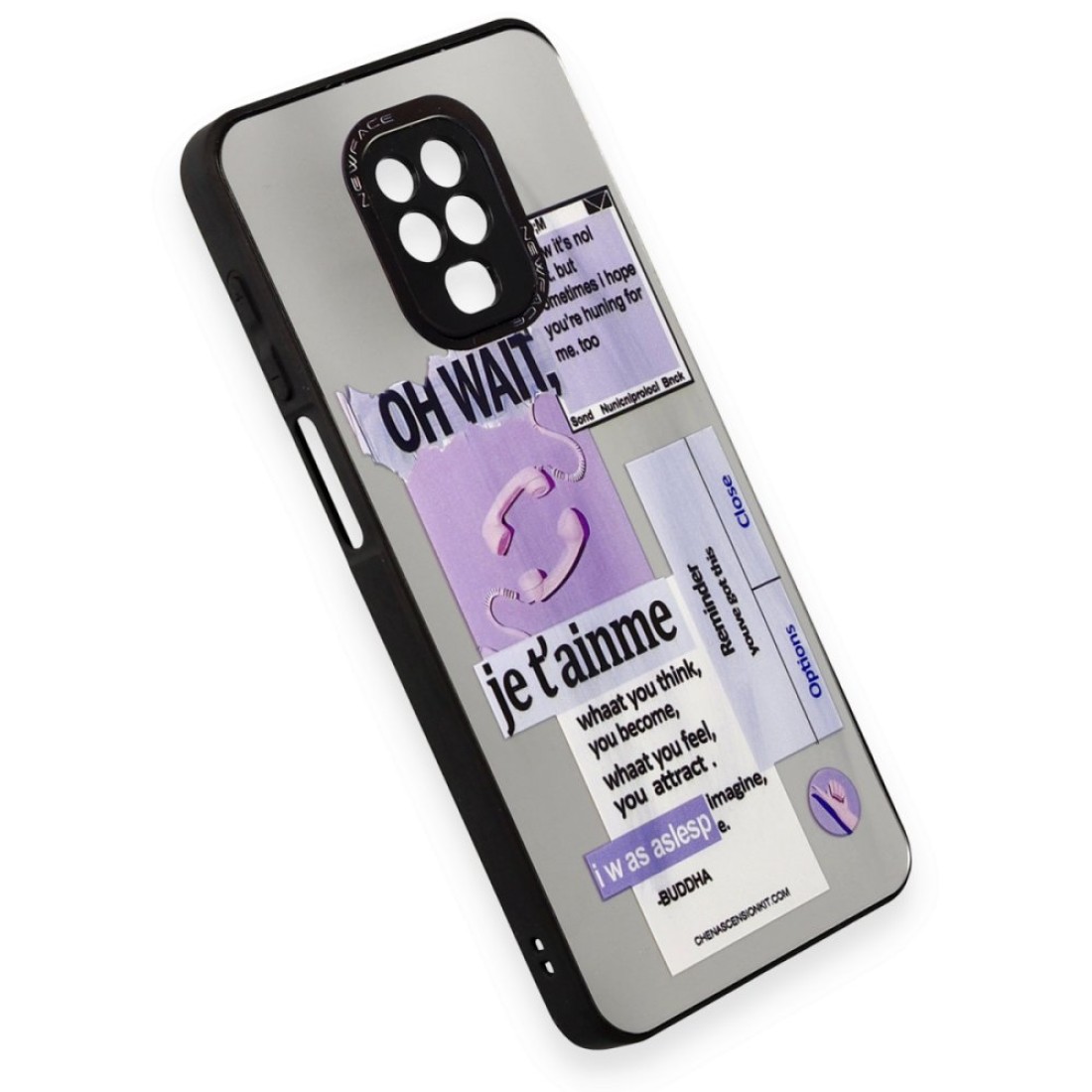  Xiaomi Redmi Note 9S Kılıf Mirror Desenli Kapak - Mirror - 4