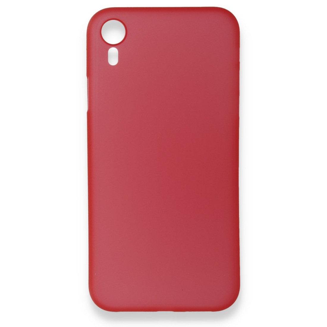  iPhone XR Kılıf PP Ultra İnce Kapak - Kırmızı