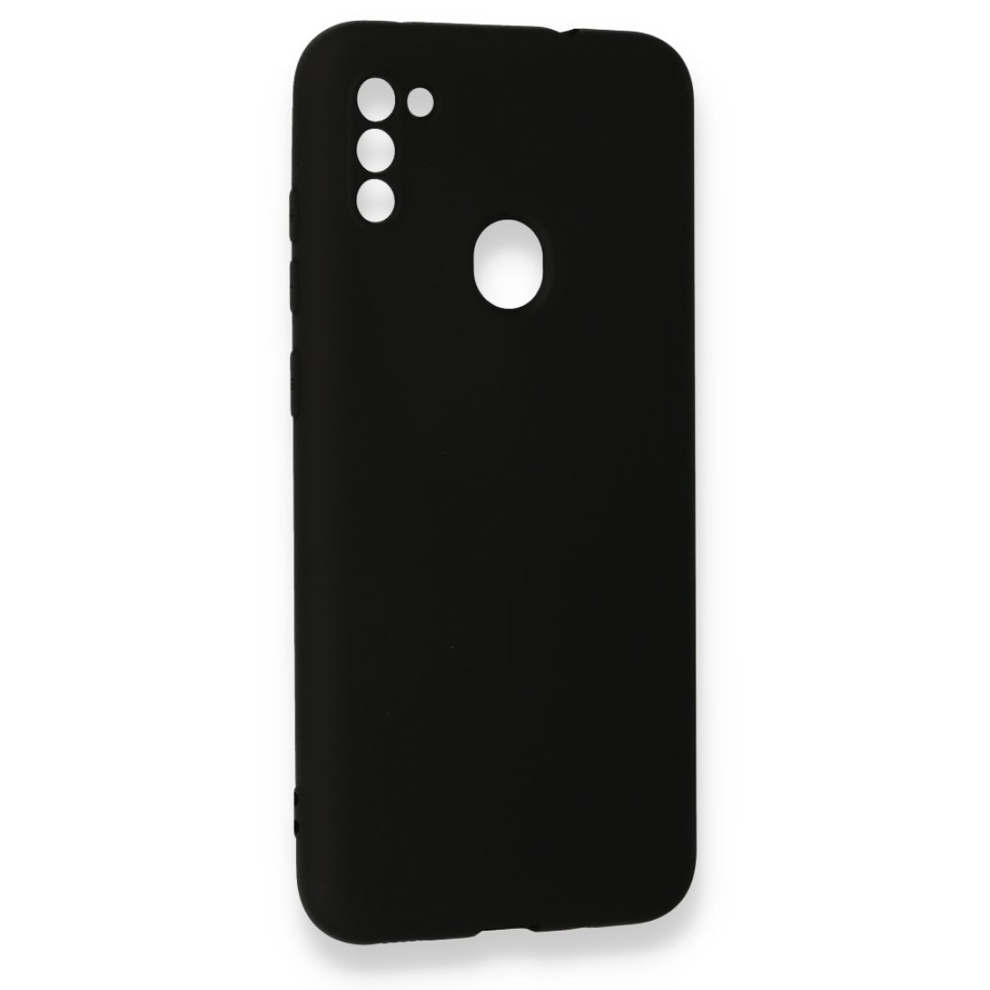 Samsung Galaxy M11 Kılıf Nano içi Kadife Silikon - Siyah Samsung Galaxy M11 Kılıf Nano içi Kadife Silikon - Siyah