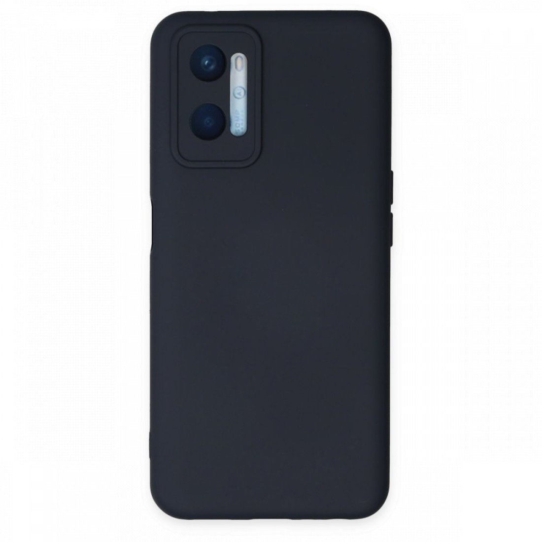  Oppo A96 Kılıf Nano içi Kadife Silikon - Lacivert