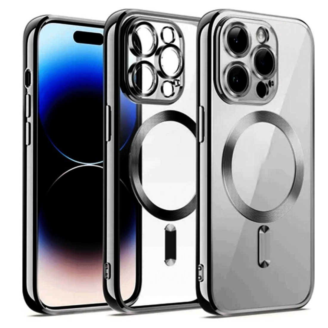  iPhone 12 Pro Kılıf Kross Magneticsafe Kapak - Gümüş