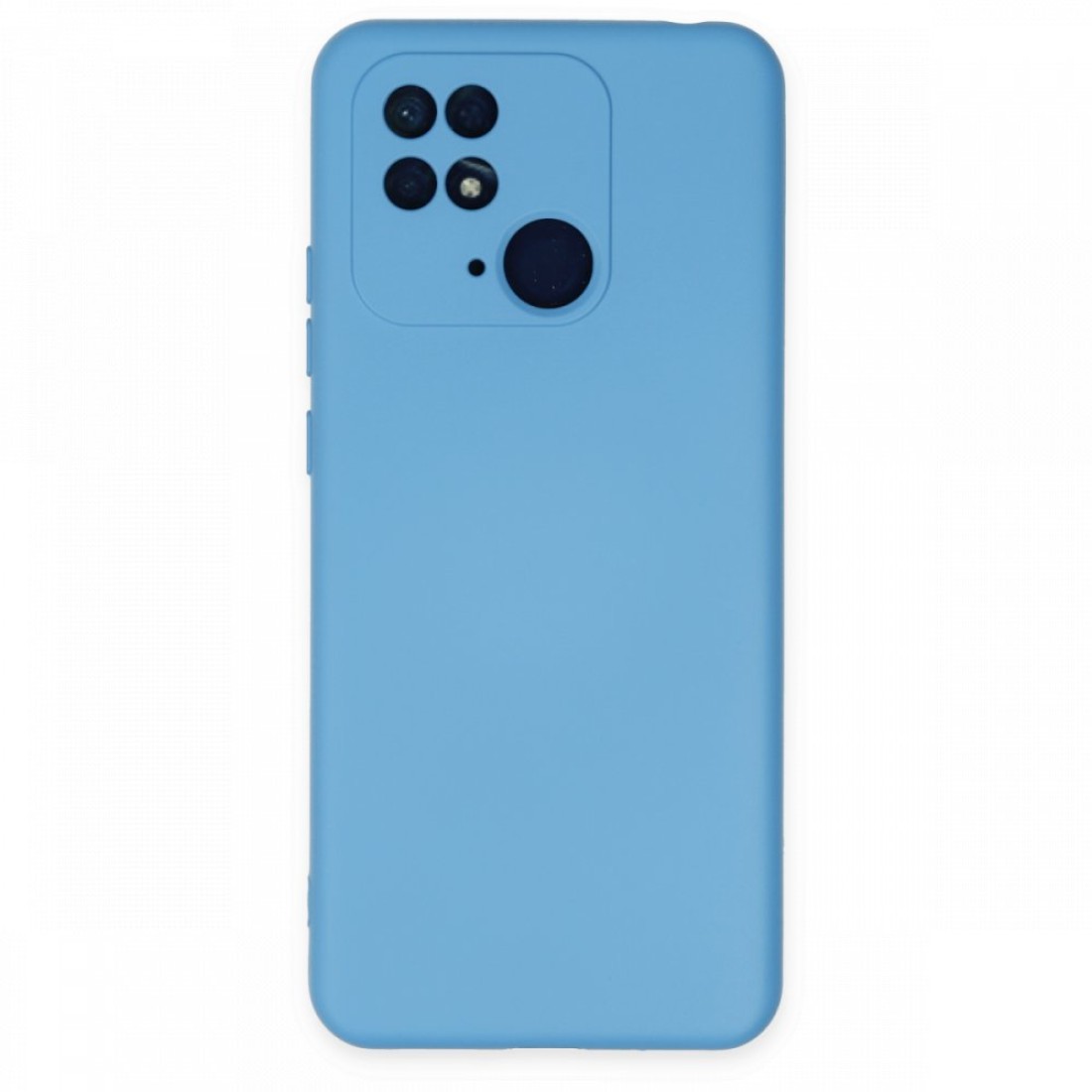  Xiaomi Redmi 10C Kılıf Nano içi Kadife Silikon - Mavi
