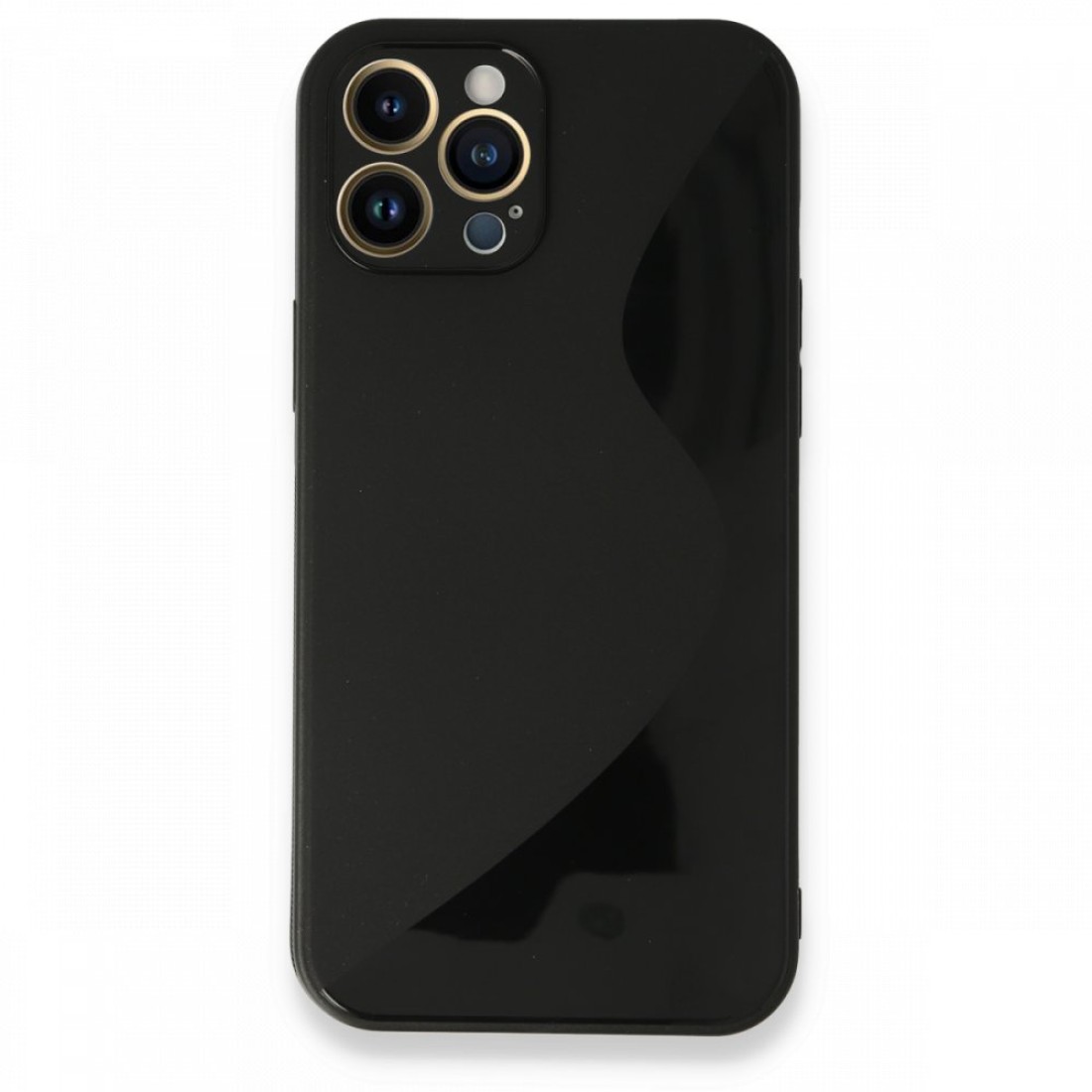  iPhone 13 Pro Max Kılıf S Silikon - Siyah