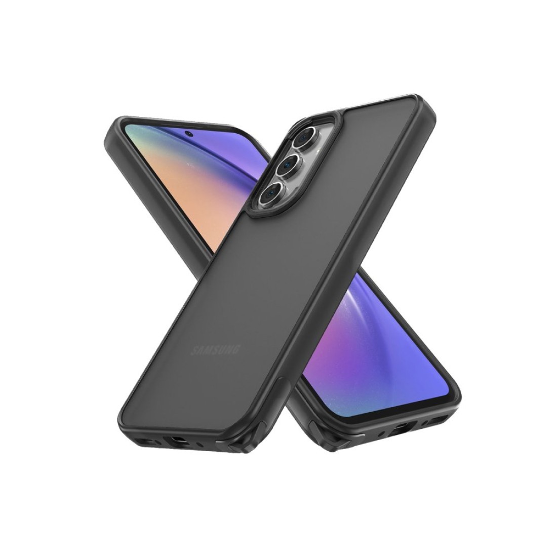  Samsung Galaxy A05S Kılıf Elegant Kapak - Siyah