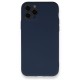 iPhone 11 Pro Kılıf Nano içi Kadife Silikon - Lacivert iPhone 11 Pro Kılıf Nano içi Kadife Silikon - Lacivert