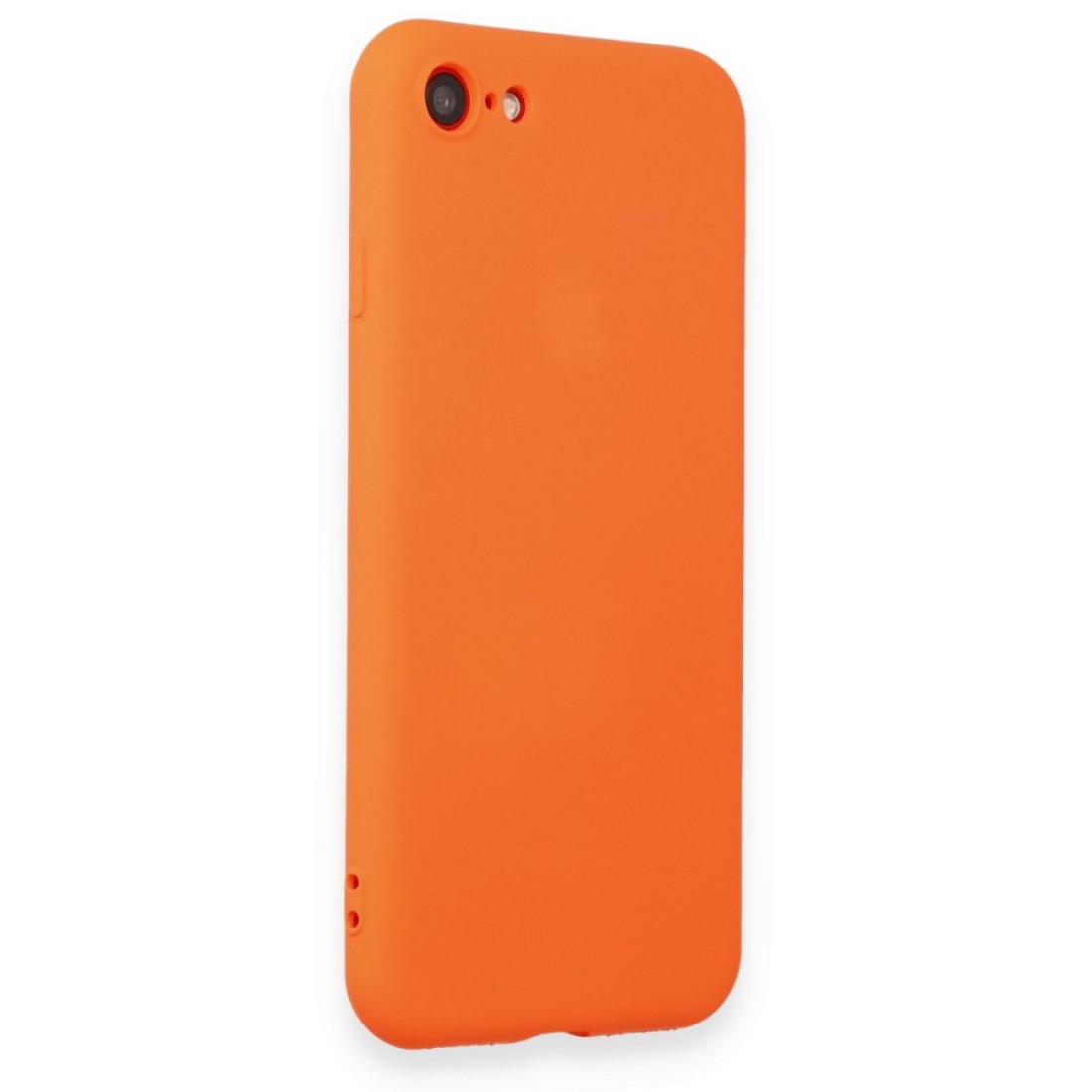  iPhone 8 Kılıf First Silikon - Parlak Turuncu