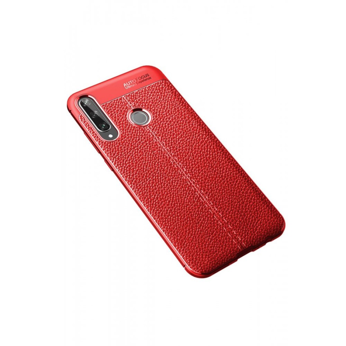 Huawei Y6P Kılıf Auto Focus Kapak - Kırmızı Huawei Y6P Kılıf Auto Focus Kapak - Kırmızı