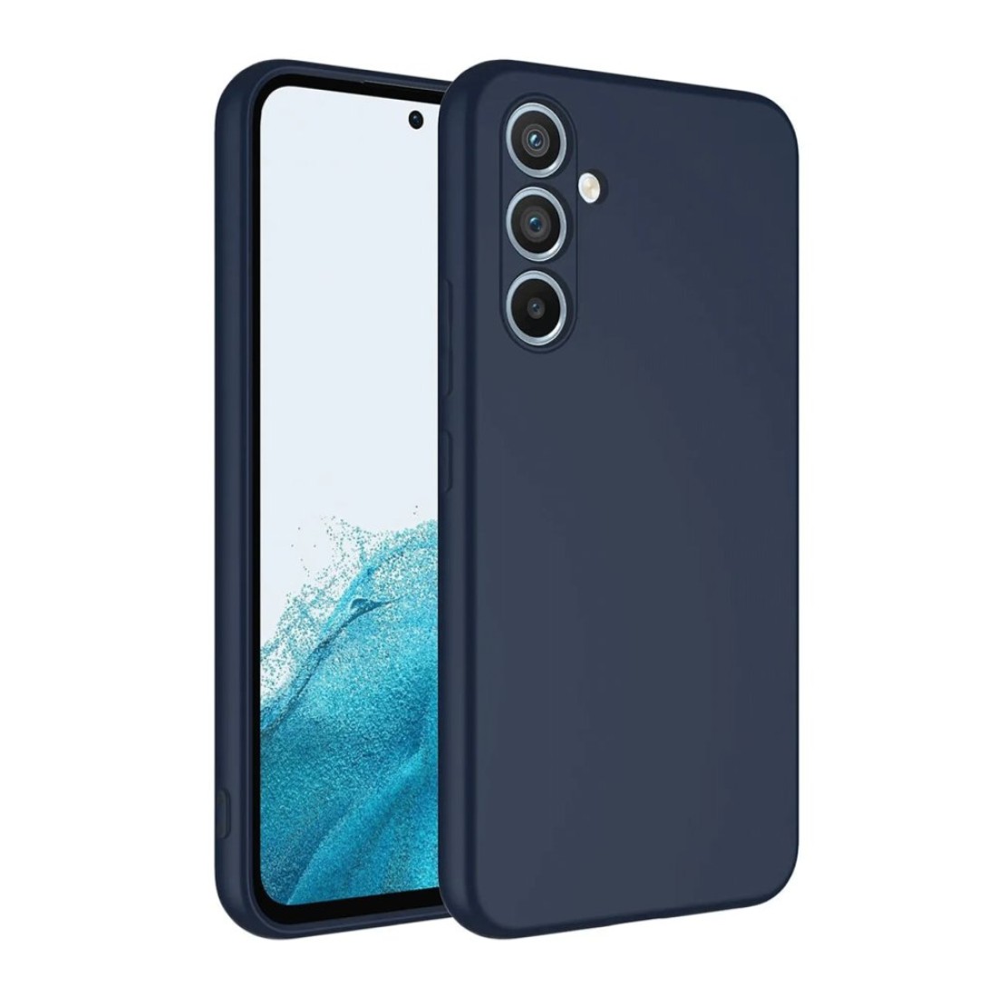  Samsung Galaxy A16 5G Kılıf First Silikon - Lacivert