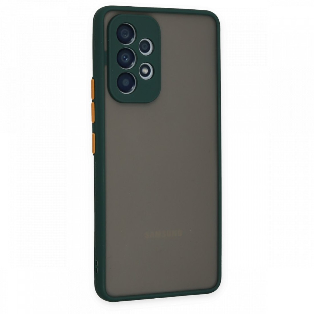  Samsung Galaxy A73 5G Kılıf Montreal Silikon Kapak - Yeşil