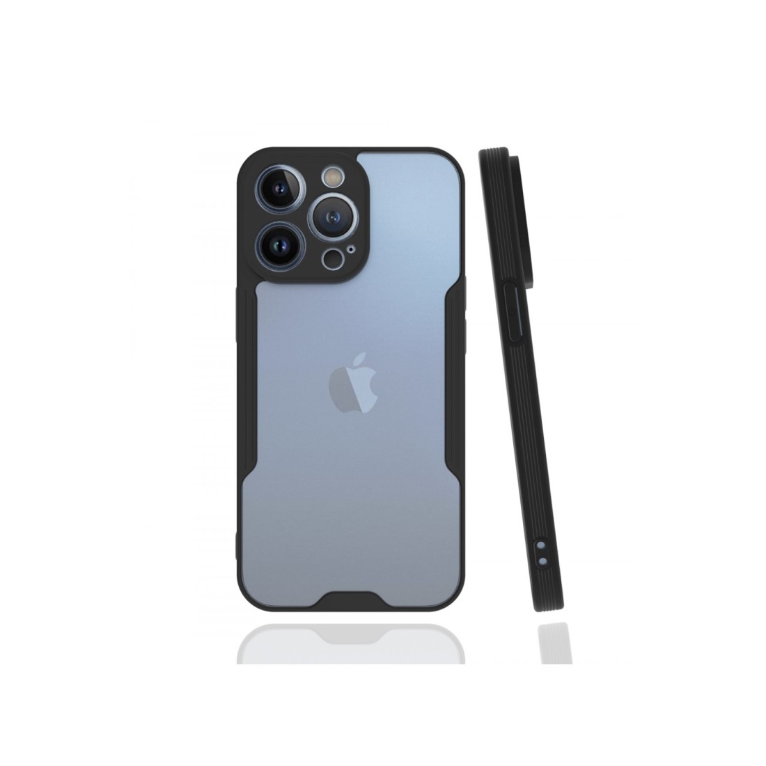 iPhone 13 Pro Max Kılıf Platin Silikon - Siyah iPhone 13 Pro Max Kılıf Platin Silikon - Siyah