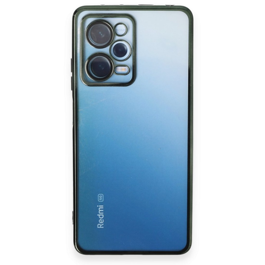  Xiaomi Redmi Note 12 Pro 5G Kılıf Razer Lensli Silikon - Yeşil