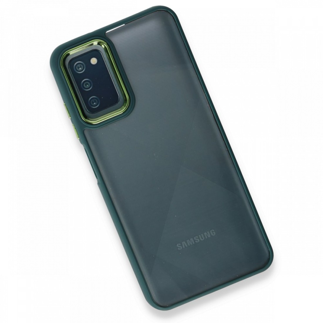  Samsung Galaxy A03S Kılıf Dora Kapak - Haki Yeşil