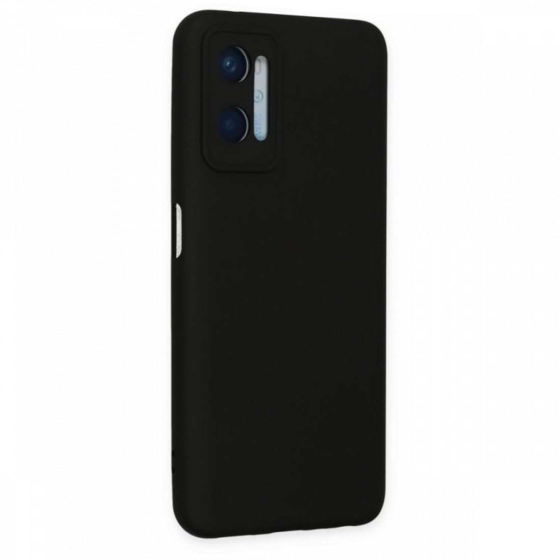 Oppo A96 Kılıf Nano içi Kadife Silikon - Siyah Oppo A96 Kılıf Nano içi Kadife Silikon - Siyah
