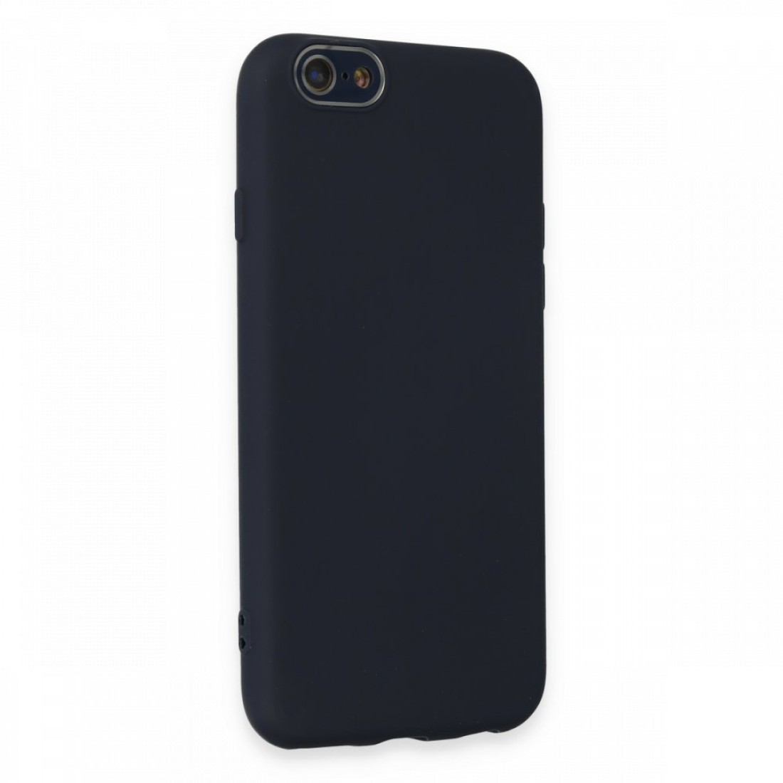  iPhone 6 Kılıf Lansman Glass Kapak - Lacivert