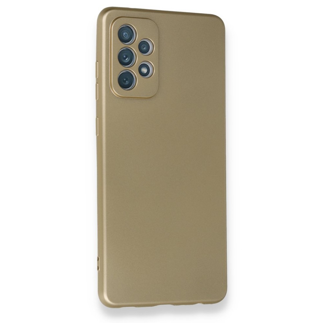  Samsung Galaxy A72 Kılıf First Silikon - Gold
