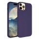  iPhone 12 Pro Kılıf First Silikon - Mürdüm