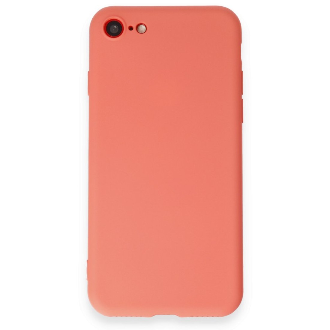  iPhone SE 2020 Kılıf First Silikon - Turuncu
