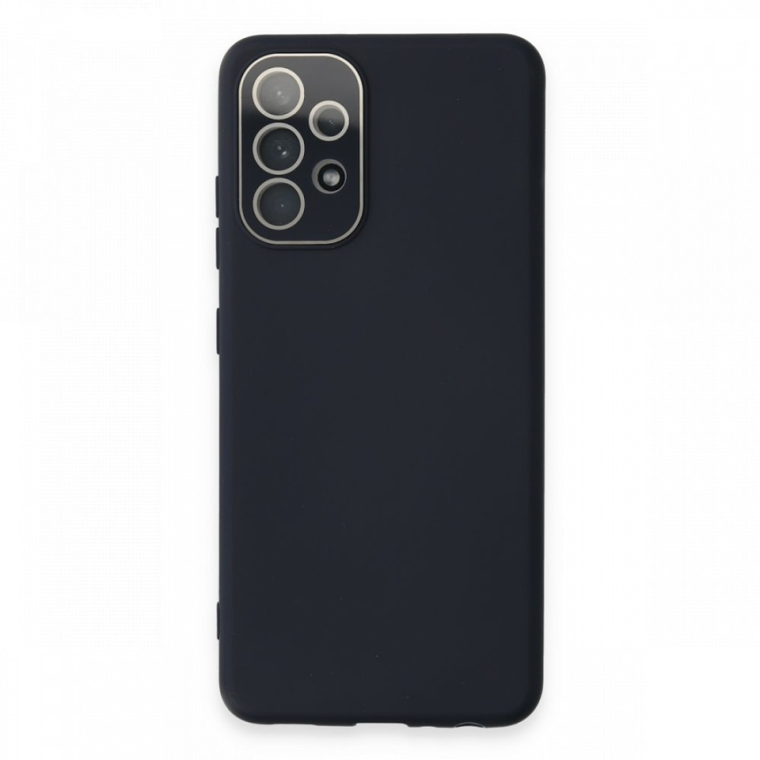  Samsung Galaxy A52 Kılıf Lansman Glass Kapak - Lacivert
