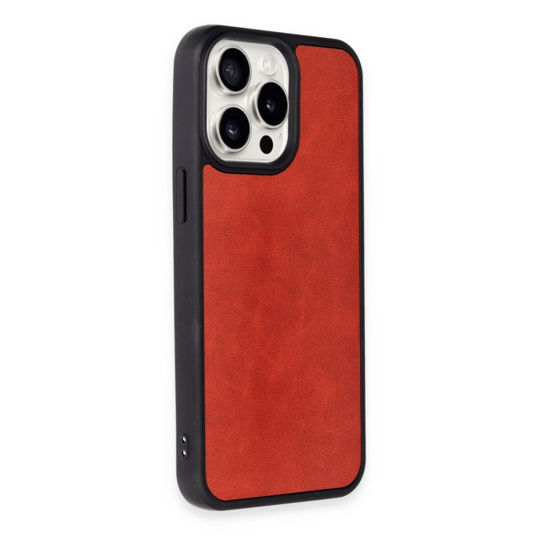 iPhone 14 Pro Max Kılıf Aras Deri Kapak - Kırmızı iPhone 14 Pro Max Kılıf Aras Deri Kapak - Kırmızı
