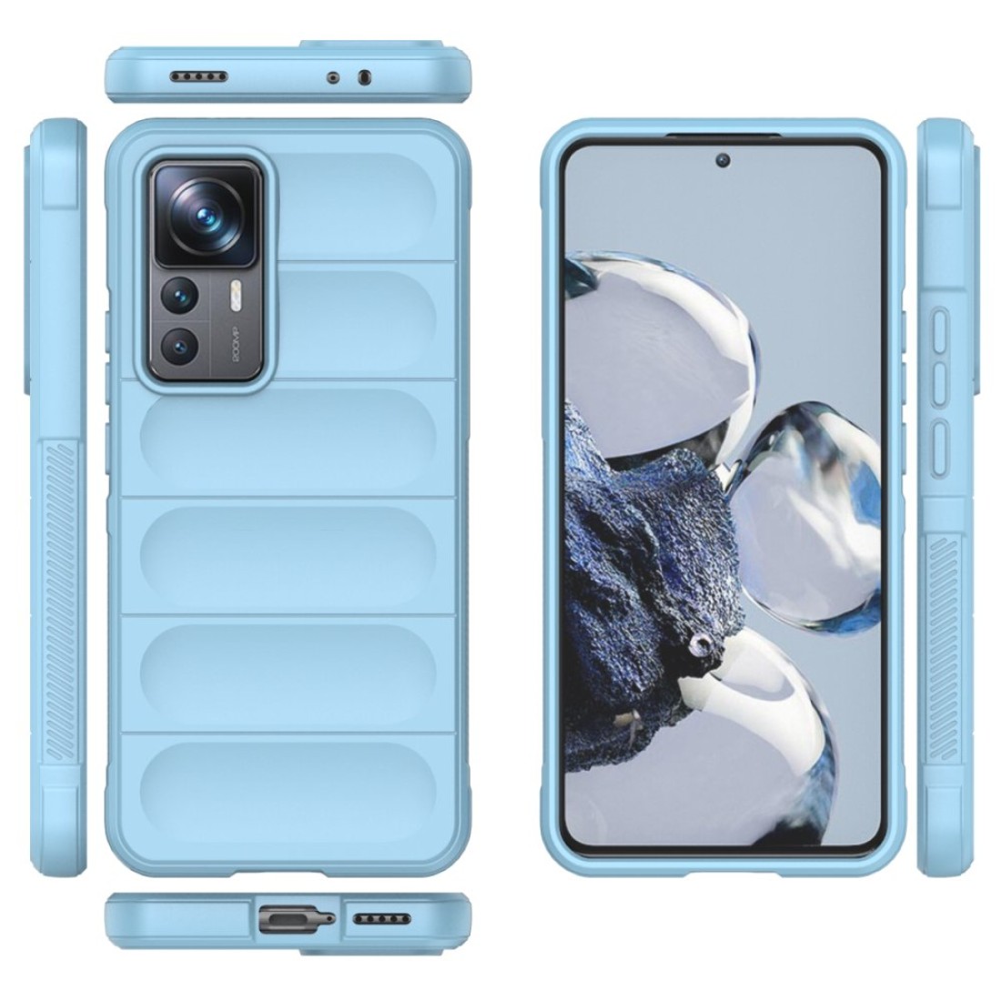  Xiaomi Mi 12T Pro Kılıf Optimum Silikon - Sky Blue