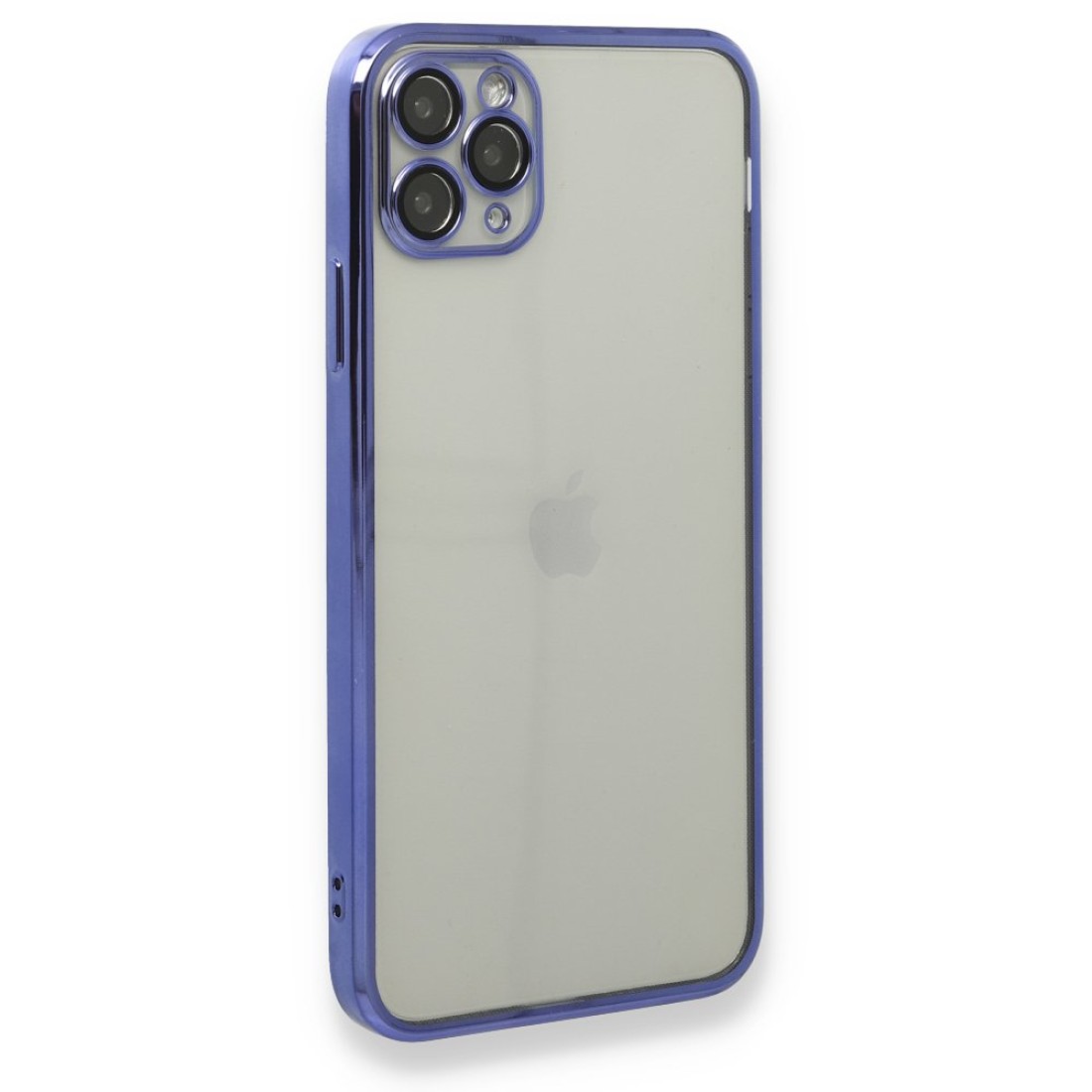  iPhone 11 Pro Kılıf Razer Lensli Silikon - Mor