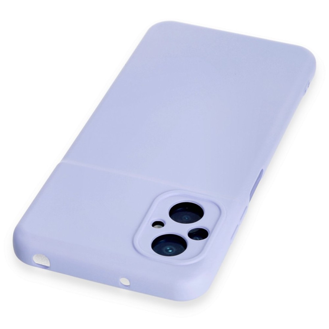  Xiaomi Poco M5 Kılıf Nano içi Kadife Silikon - Lila