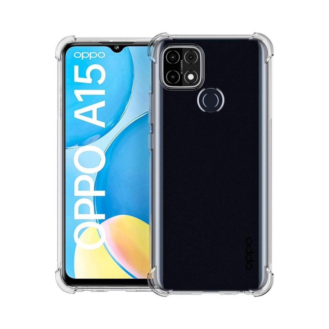  Oppo A15 Kılıf Olex Tpu Silikon - Şeffaf
