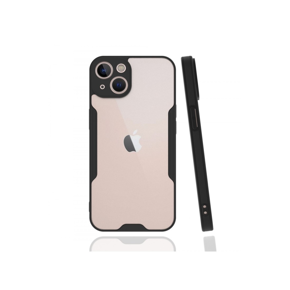  iPhone 13 Kılıf Platin Silikon - Siyah