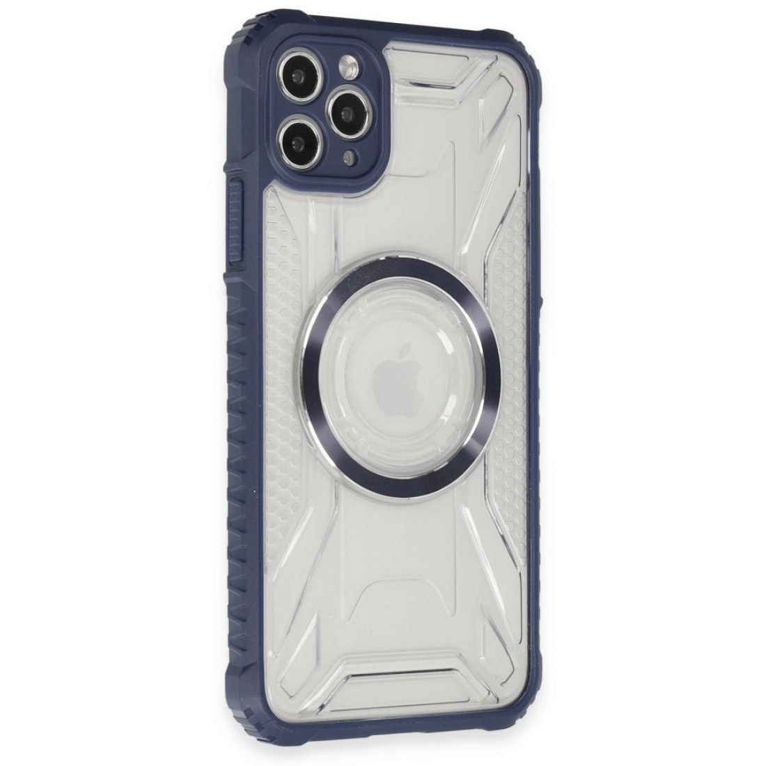  iPhone 11 Pro Kılıf Prag Magneticsafe Kapak - Lacivert