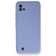 Realme C11 2021 Kılıf Nano içi Kadife Silikon - Lila Realme C11 2021 Kılıf Nano içi Kadife Silikon - Lila