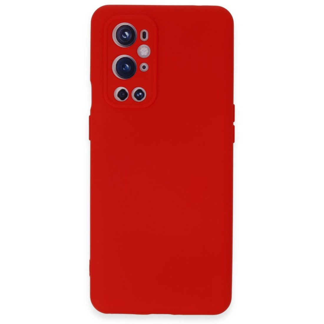  One Plus 9 Pro Kılıf Nano içi Kadife Silikon - Kırmızı