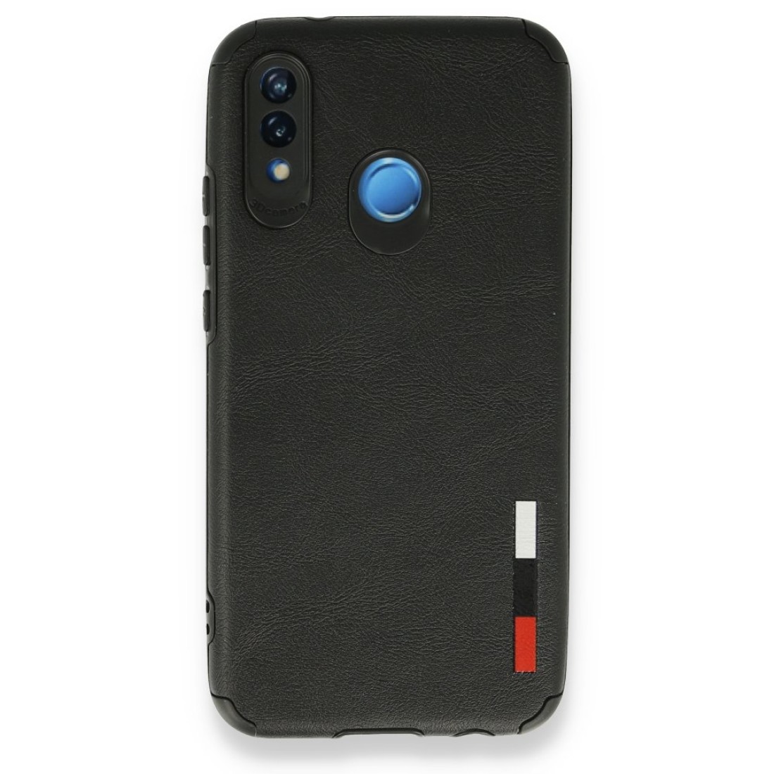  Huawei P20 Lite Kılıf Loop Deri Silikon - Siyah