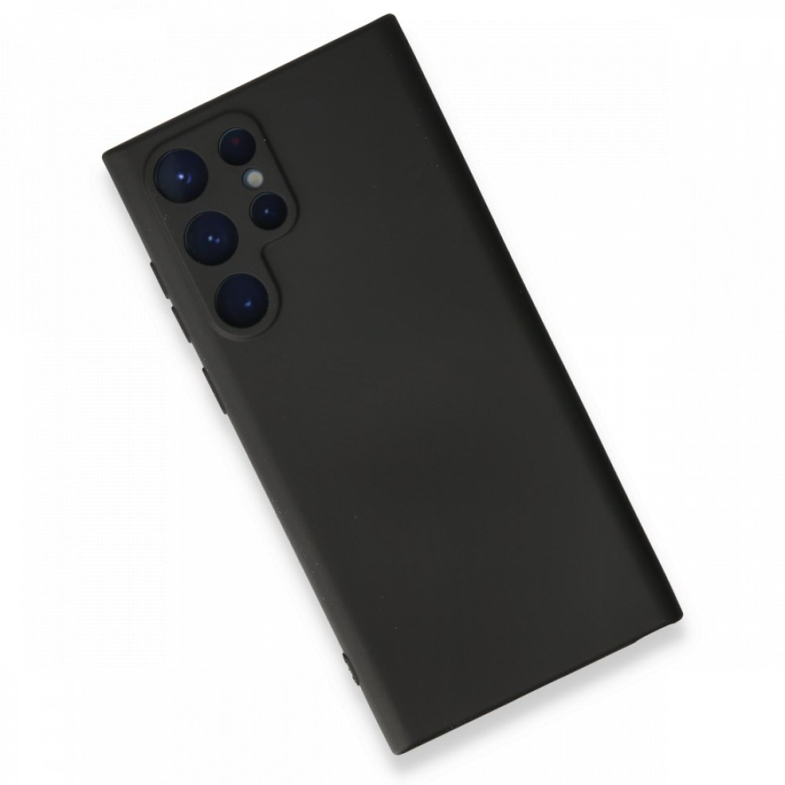  Samsung Galaxy S22 Ultra Kılıf Nano içi Kadife Silikon - Siyah