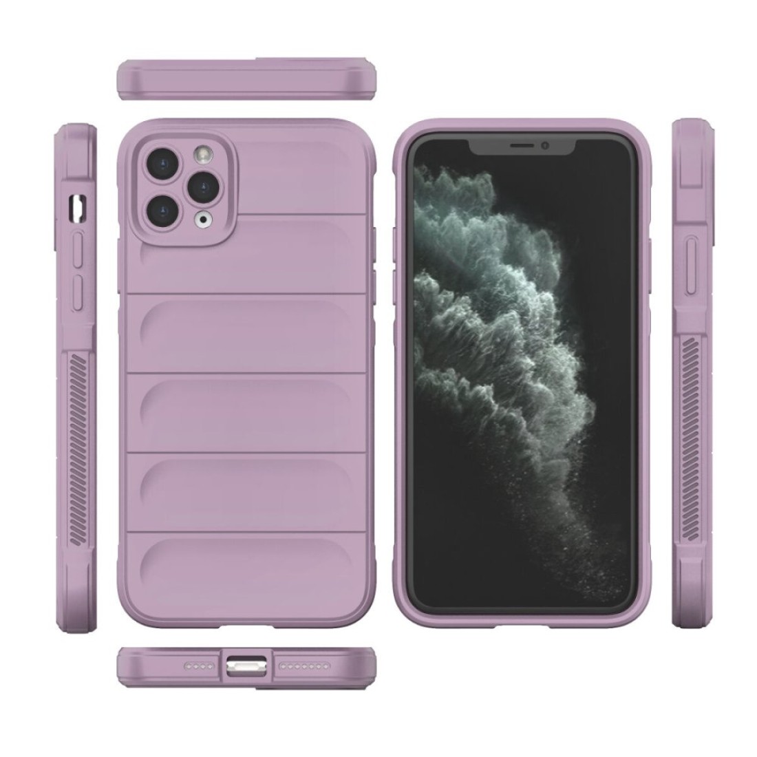  iPhone 11 Pro Kılıf Optimum Silikon - Mor
