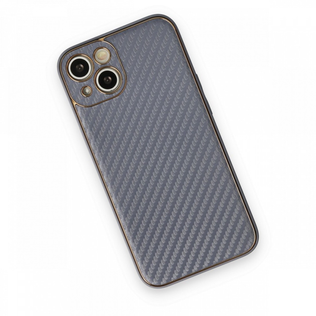  iPhone 13 Kılıf Coco Karbon Silikon - Gri