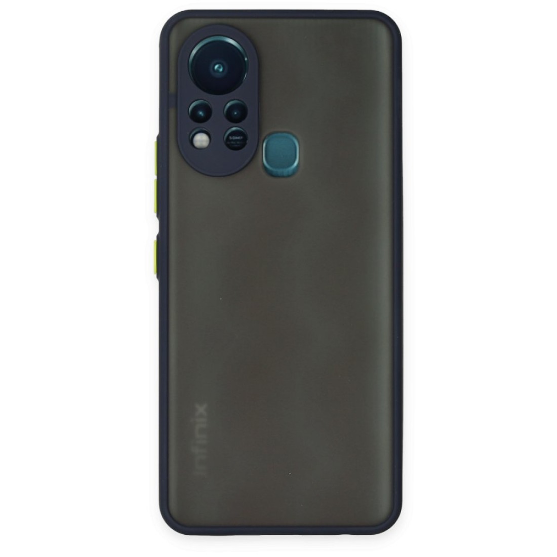  İnfinix Hot 11s Kılıf Montreal Silikon Kapak - Lacivert