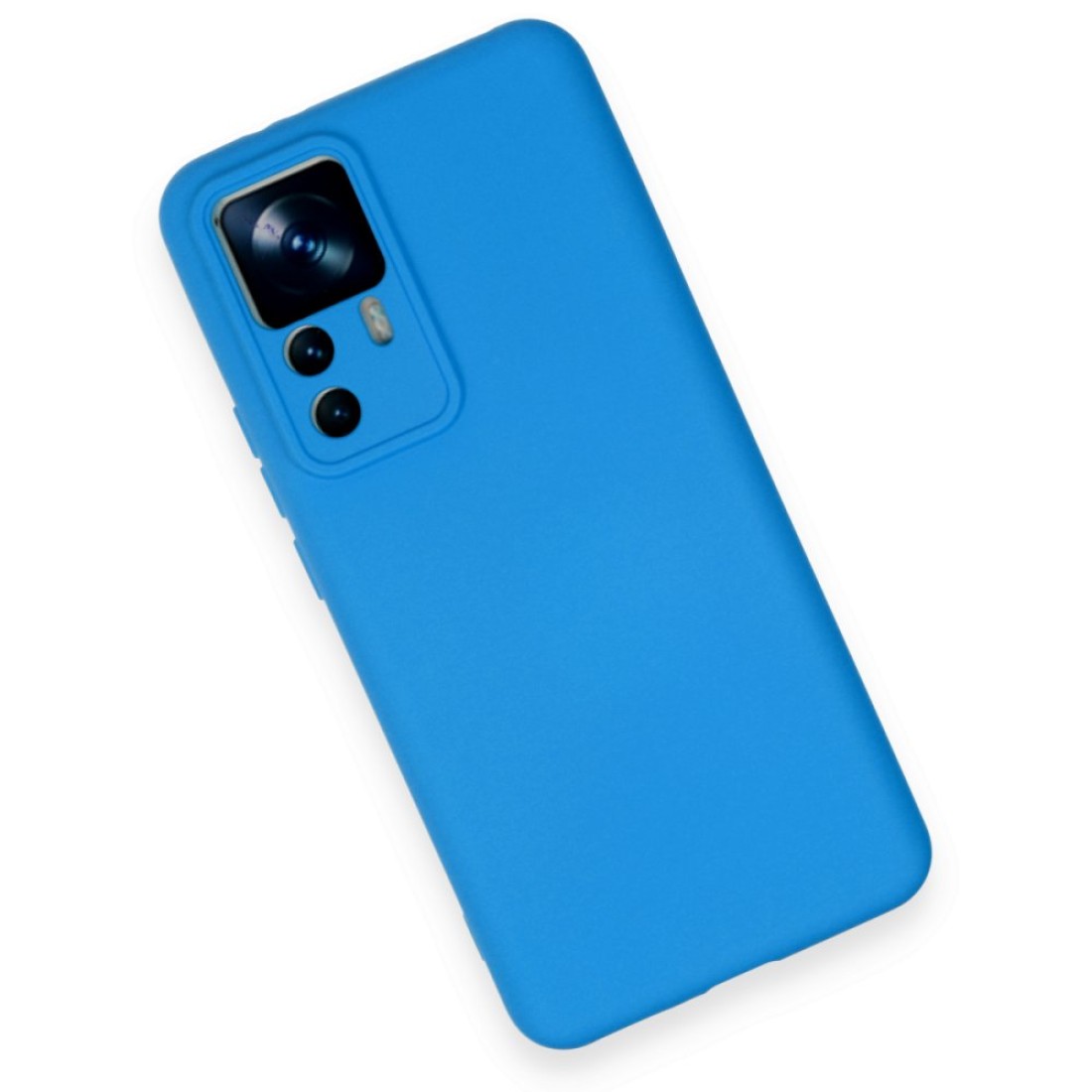  Xiaomi Mi 12T Kılıf Nano içi Kadife Silikon - Mavi