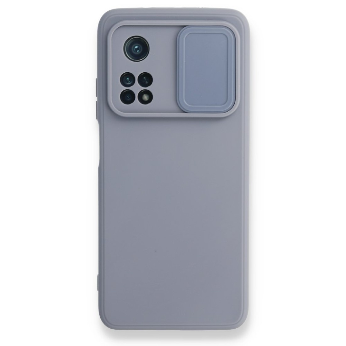  Xiaomi Mi 10T Pro Kılıf Color Lens Silikon - Gri